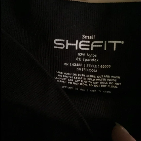 Shefit Seamless Black Leggings Size Small with Laundry Bag NWT - Picture 7 of 14